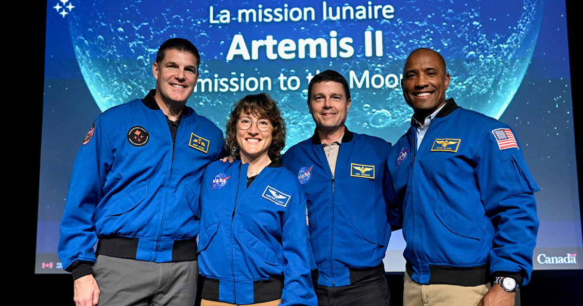 L'équipage de la mission lunaire Artemis II