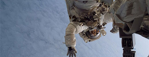 First Spacewalk for Astronaut Steve MacLean